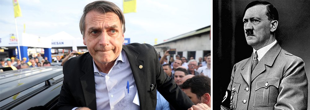 Campanha do PT associa Bolsonaro a Adolf Hiltler Campanha do PT associa Bolsonaro a Adolf Hiltler