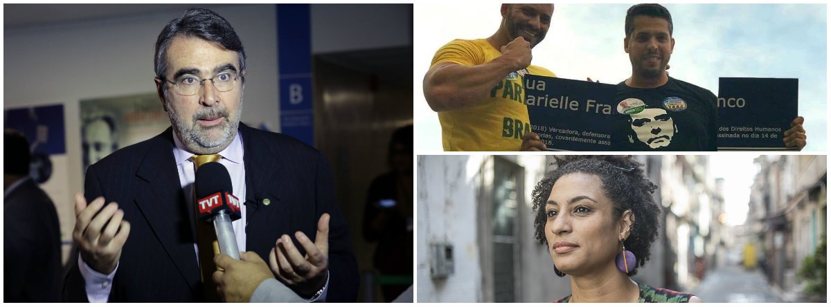 Fontana repudia ataque contra placa de Marielle: intolerância e despespeito (Foto: Esq.: Cleia Viana - Câmara / Dir.: embaixo (Mídia Ninja)) Fontana repudia ataque contra placa de Marielle: intolerância e despespeito