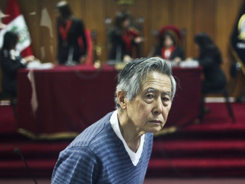 Justiça do Peru cancela indulto do ex-presidente Alberto Fujimori (Foto: ERNESTO BENAVIDES) Justiça do Peru cancela indulto do ex-presidente Alberto Fujimori