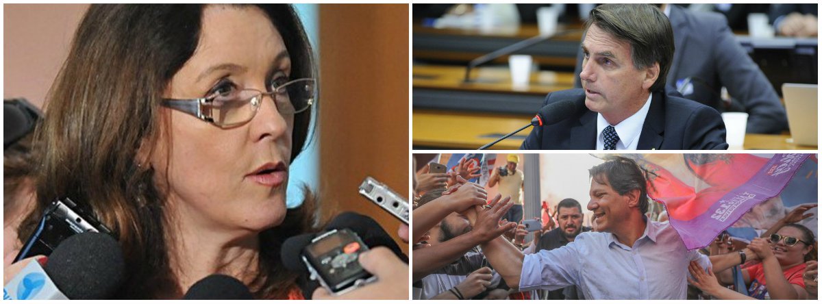 Helena Chagas: segundo turno vai ser uma pauleira (Foto: Dir.: em cima (Gustavo Lima-Câmara) / embaixo (Stuckert)) Helena Chagas: segundo turno vai ser uma pauleira