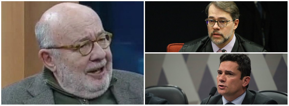 “Tudo menos o PT”: com Toffoli e Moro, a Justiça toma partido, diz Kotscho (Foto: Dir.: Nelson Jr (STF) / Dir.: embaixo (Fabio Pozzebom - ABR)) “Tudo menos o PT”: com Toffoli e Moro, a Justiça toma partido, diz Kotscho