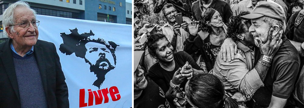 Chomsky: Lula é o mais importante preso político da atualidade Chomsky: Lula é o mais importante preso político da atualidade