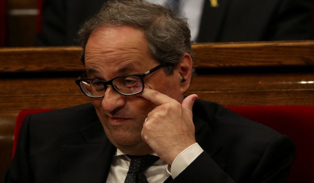 Presidente da Catalunha apoia protestos, e governo da Espanha pede serenidade (Foto: Reuters) Presidente da Catalunha apoia protestos, e governo da Espanha pede serenidade