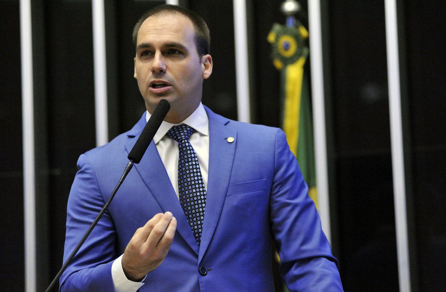 Não é piada: Eduardo Bolsonaro diz que mulher de direita é mais bonita e higiênica (Foto: Alex Ferreira - Câmara dos Deputados) Não é piada: Eduardo Bolsonaro diz que mulher de direita é mais bonita e higiênica