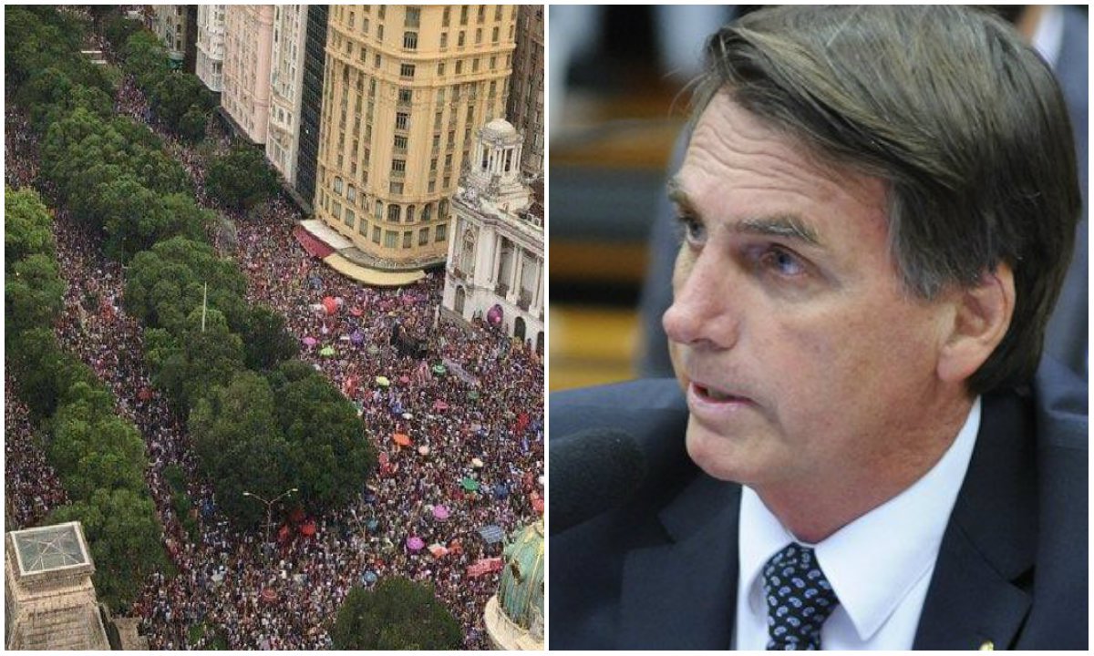 A Primavera Brasileira contra o Fascismo chama-se #EleNão (Foto: Esq.: Centro de Operações do RJ / Dir.: Gustavo Lima - Ag. Câmara) A Primavera Brasileira contra o Fascismo chama-se #EleNão