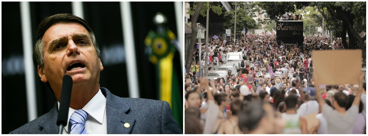 Por que #Elenão? (Foto: Esq.: Fabio Pozzebom - ABR) www.brasil247.com - Por que #Elenão?
