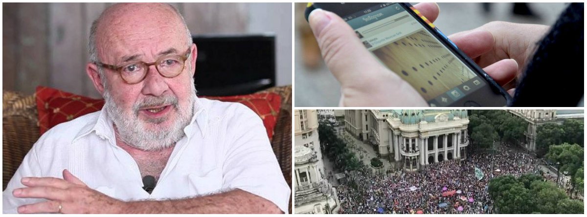 Na internet, o povo informa o povo, sem intermediários: a velha mídia perdeu, diz Kotscho (Foto: Dir.: embaixo (Centro de Operações do RJ)) Na internet, o povo informa o povo, sem intermediários: a velha mídia perdeu, diz Kotscho