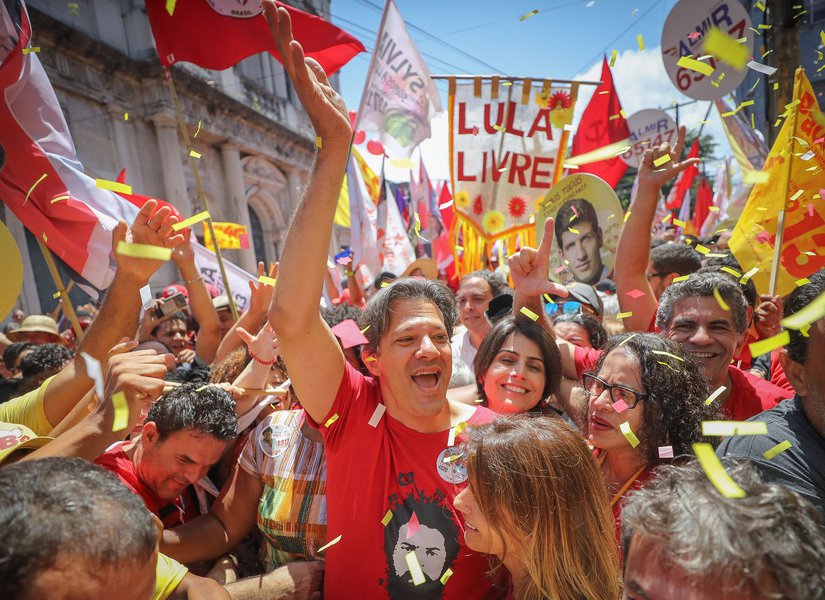 Só um fato novo tira vitória de Haddad (Foto: Stuckert) Só um fato novo tira vitória de Haddad
