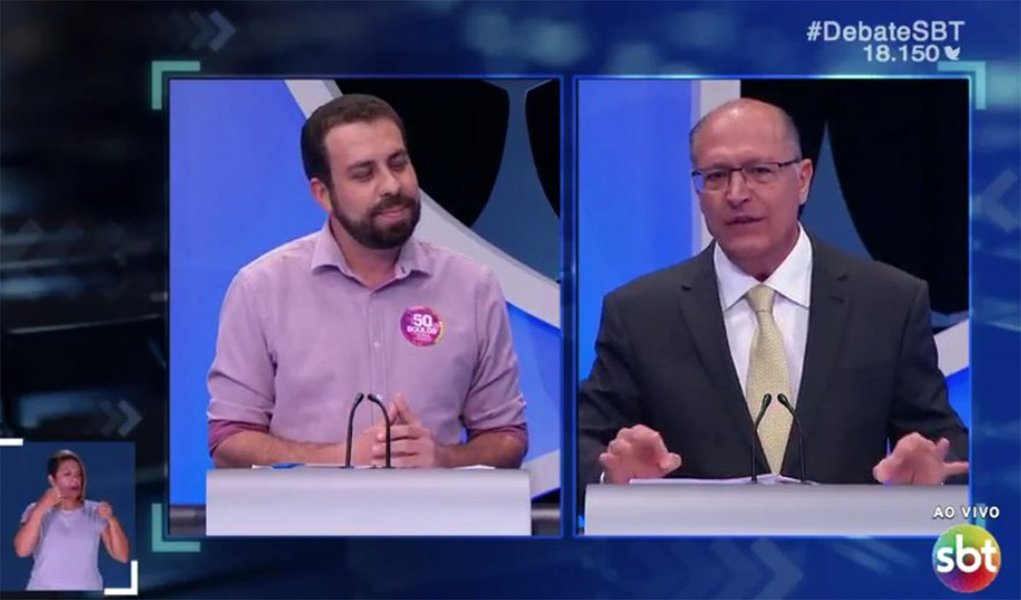 “Você é o Sérgio Cabral que não está preso”, diz Boulos a Alckmin em debate “Você é o Sérgio Cabral que não está preso”, diz Boulos a Alckmin em debate