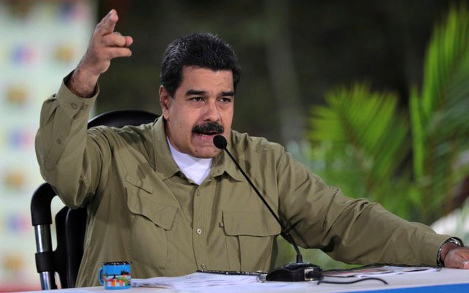 Maduro diz que governo dos EUA é covarde por sanções contra sua esposa (Foto: Palácio de Miraflores/Divulgação via REUTERS) Maduro diz que governo dos EUA é covarde por sanções contra sua esposa