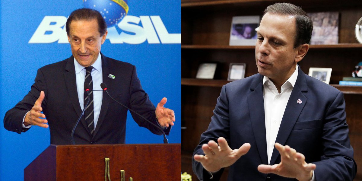 Skaf lidera em São Paulo e derrotaria Doria no segundo turno (Foto: José Cruz/Agência Brasil e Nacho Doce/Reuters) Skaf lidera em São Paulo e derrotaria Doria no segundo turno