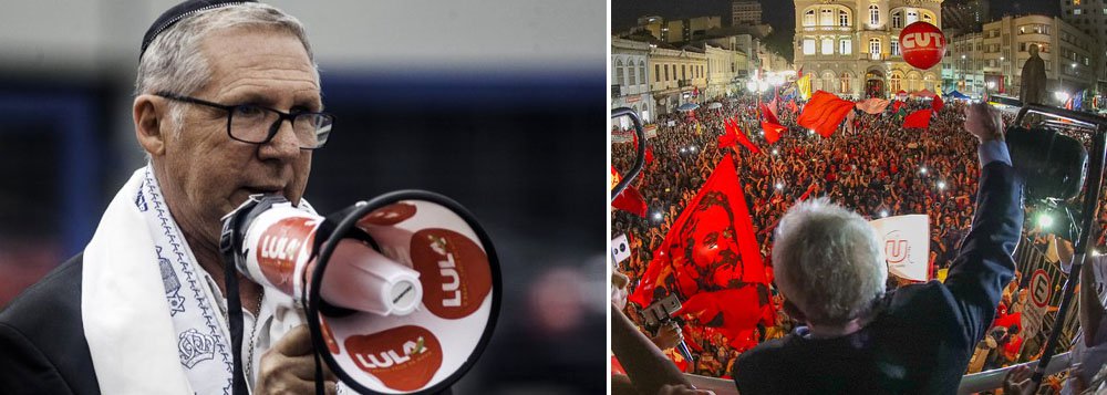 Rabino Jayme Fucs: muitos judeus apoiam Lula e são contra sua prisão Rabino Jayme Fucs: muitos judeus apoiam Lula e são contra sua prisão
