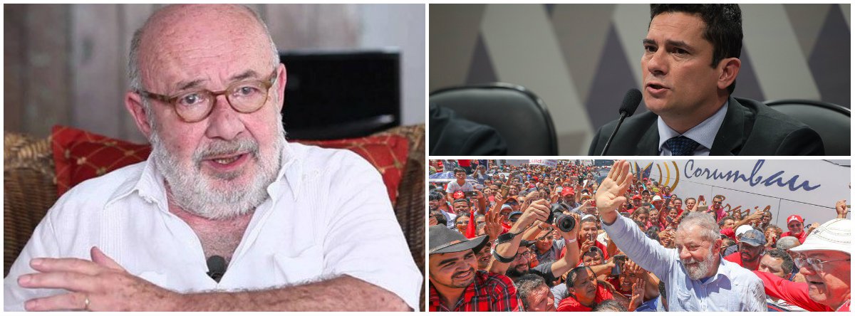Kotscho: e agora, Moro? Mesmo preso, Lula já é o grande vencedor desta eleição (Foto: Dir.: em cima (Fabio Pozzebom - ABR) / embaixo (Stuckert)) Kotscho: e agora, Moro? Mesmo preso, Lula já é o grande vencedor desta eleição