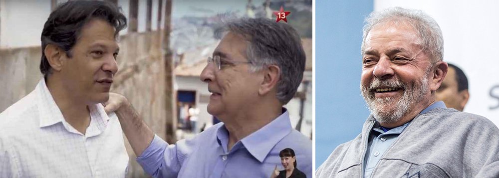 Em carta, Lula diz que, com Haddad e Pimentel, “Minas voltará aos bons tempos” Em carta, Lula diz que, com Haddad e Pimentel, “Minas voltará aos bons tempos”