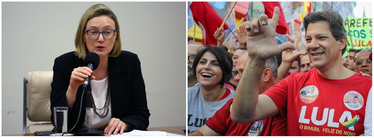 Maria do Rosário: as mulheres sabem quem pode fazer mais por elas (Foto: Esq.: Lúcio Bernardo Jr. - Câmara / Dir.: Stuckert) Maria do Rosário: as mulheres sabem quem pode fazer mais por elas