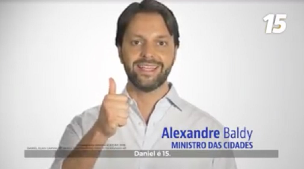 Baldy pede voto para Daniel na TV: pode transformar Goiás Baldy pede voto para Daniel na TV: pode transformar Goiás