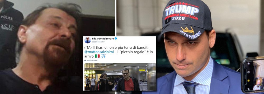 'Presente a caminho' 'Presente a caminho'