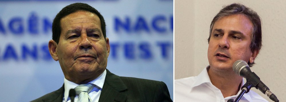 Mourão diz que Camilo Santana é responsável pela violência no Ceará Mourão diz que Camilo Santana é responsável pela violência no Ceará