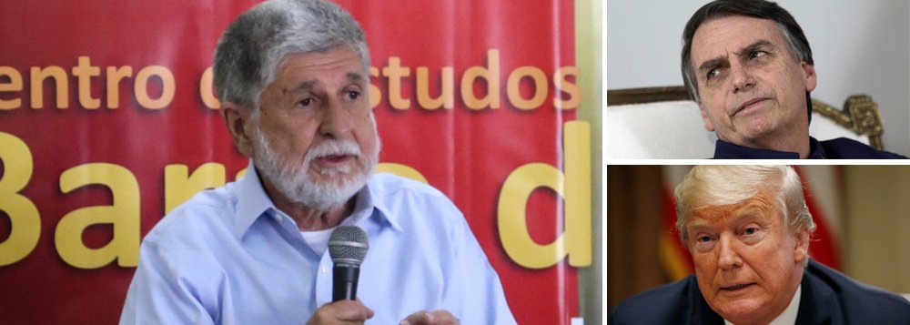 Amorim questiona Bolsonaro: que nacionalismo é esse? Amorim questiona Bolsonaro: que nacionalismo é esse?