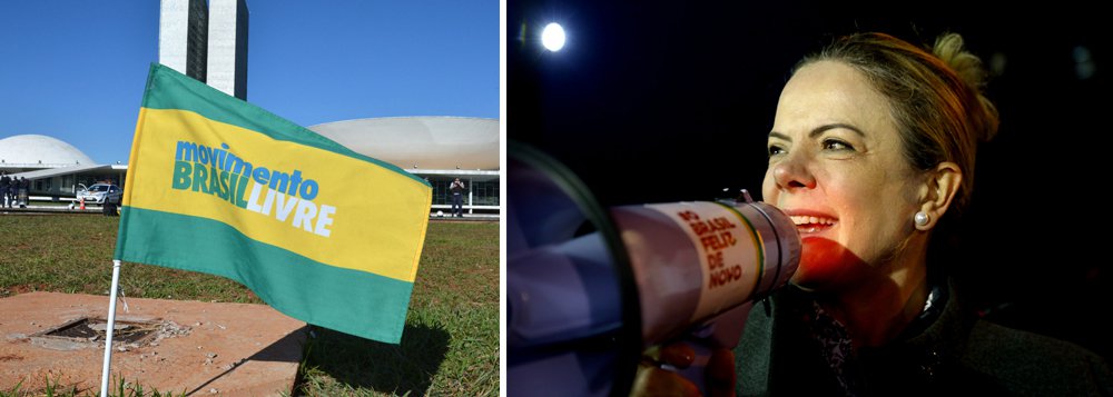MBL surta e quer processar Gleisi por violar segurança nacional MBL surta e quer processar Gleisi por violar segurança nacional