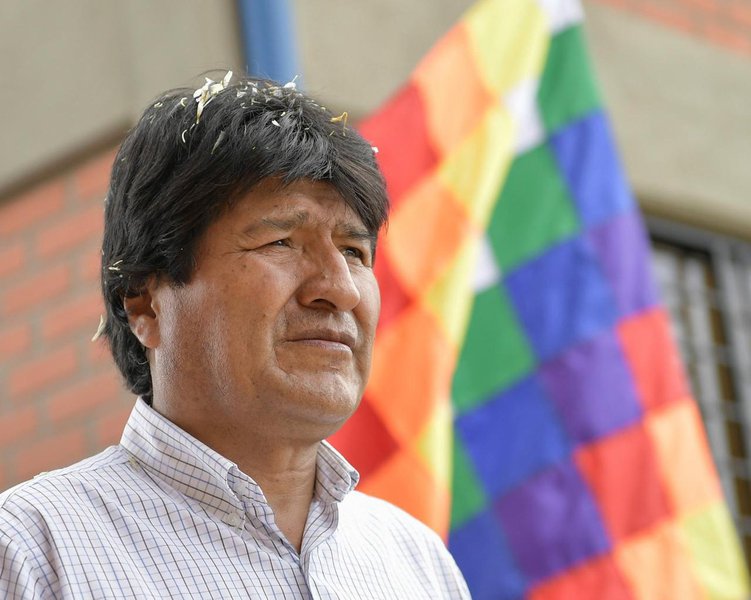Evo Morales afirma que reunião no Uruguai é esperança para Venezuela (Foto: Freddy Zarco/Courtesy of Bolivian Presidency/Handout via REUTERS) Evo Morales afirma que reunião no Uruguai é esperança para Venezuela