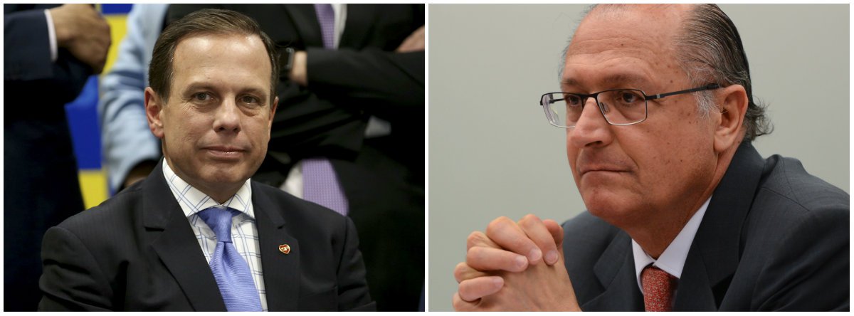 Tijolaço: traição de Dória a Alckmin enterra a ambos (Foto: Esq.: Wilson Dias - ABR / Dir.: Fabio Pozzebom - ABR) Tijolaço: traição de Dória a Alckmin enterra a ambos