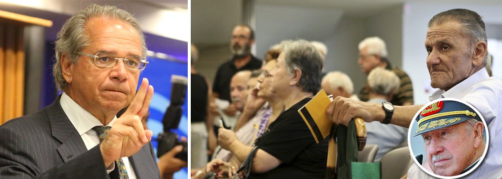 Modelo de Guedes, chilenos chamam sua Previdência de 'Fábrica de Pobres' Modelo de Guedes, chilenos chamam sua Previdência de 'Fábrica de Pobres'