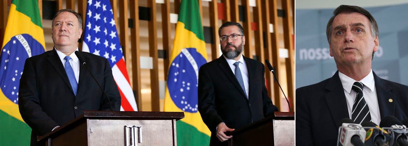EUA confirmam promessa de base militar feita por Bolsonaro, contra vontade dos generais EUA confirmam promessa de base militar feita por Bolsonaro, contra vontade dos generais
