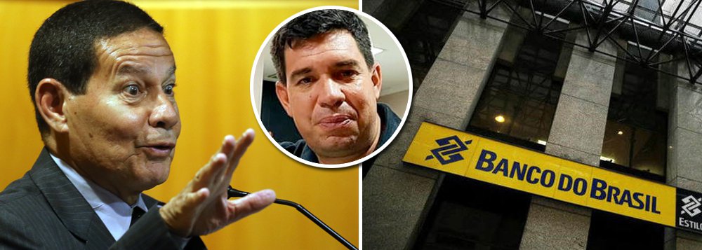 Mourão garante que o filho fica no cargo arranjado no BB (Foto: Reuters | Reprodução) www.brasil247.com - Mourão garante que o filho fica no cargo arranjado no BB
