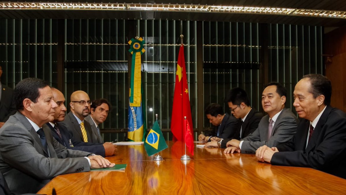Mourão exalta parceria do Brasil com a China (Foto: Divulgação) Mourão exalta parceria do Brasil com a China