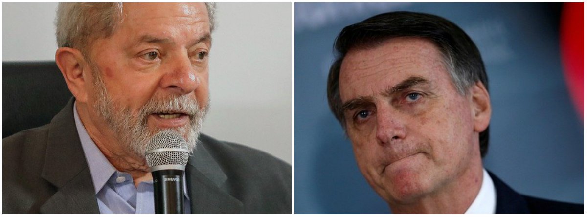 Lula: Bolsonaro fez discurso vazio e excluiu políticas sociais (Foto: Esq.: Stuckert / Dir.: Adriano Machado - Reuters) Lula: Bolsonaro fez discurso vazio e excluiu políticas sociais