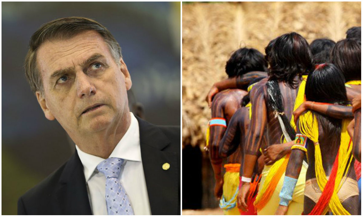 Bolsonaro-índios Bolsonaro-índios