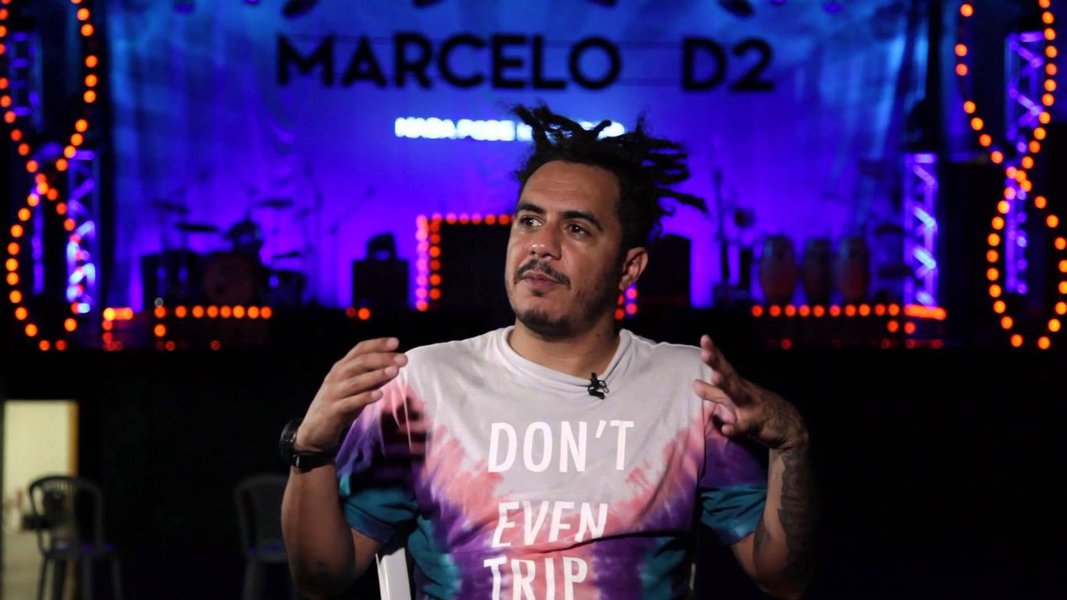 Marcelo D2: quer me xingar? Me chama de Bolsonaro! (Foto: Divulgação) Marcelo D2: quer me xingar? Me chama de Bolsonaro!