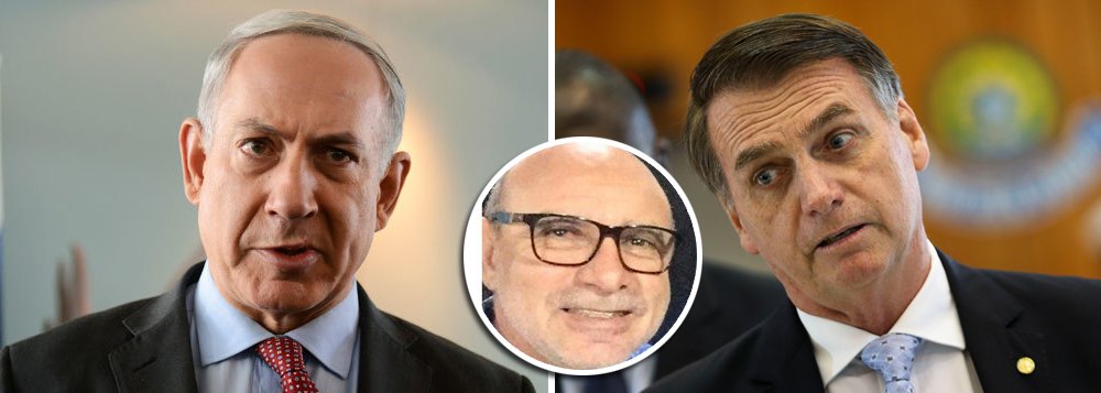 Tijolaço: Netanyahu dá bolo na posse de Bolsonaro. E o Fabrício? Tijolaço: Netanyahu dá bolo na posse de Bolsonaro. E o Fabrício?