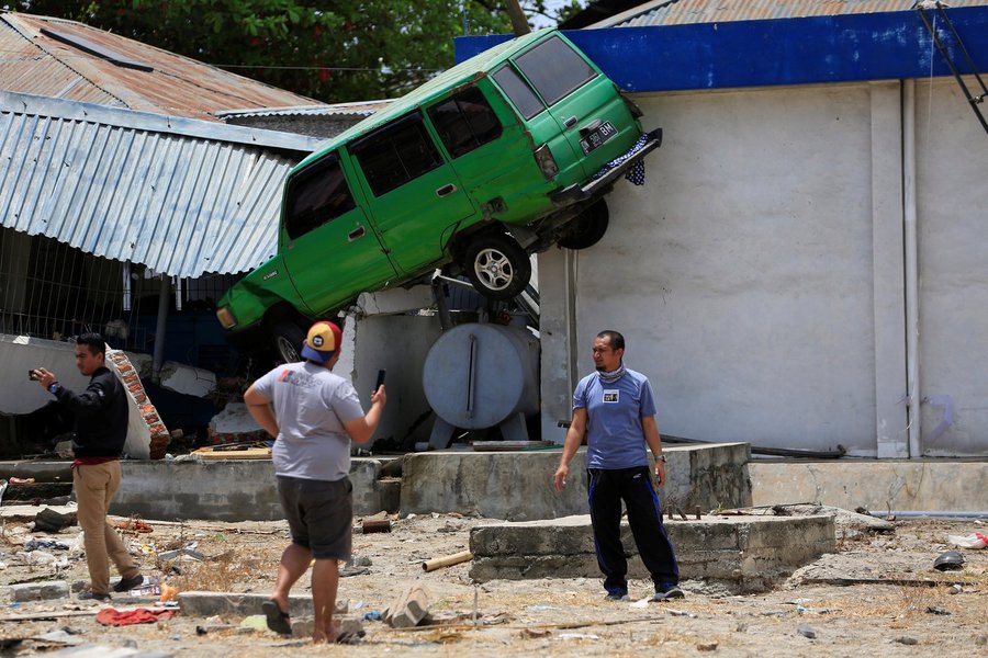 Revelada causa do devastador tsunami na Indonésia (Foto: BEAWIHARTA) Revelada causa do devastador tsunami na Indonésia