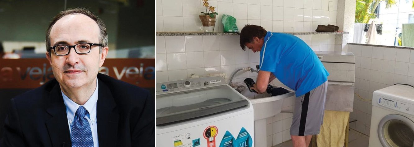 Reinaldo: Bolsonaro lavando roupa é pura 'demagogia populista' Reinaldo: Bolsonaro lavando roupa é pura 'demagogia populista'