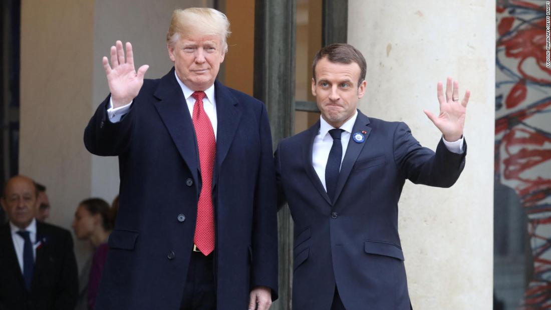 Macron alfineta Trump: 'um aliado deve ser confiável' Macron alfineta Trump: 'um aliado deve ser confiável'