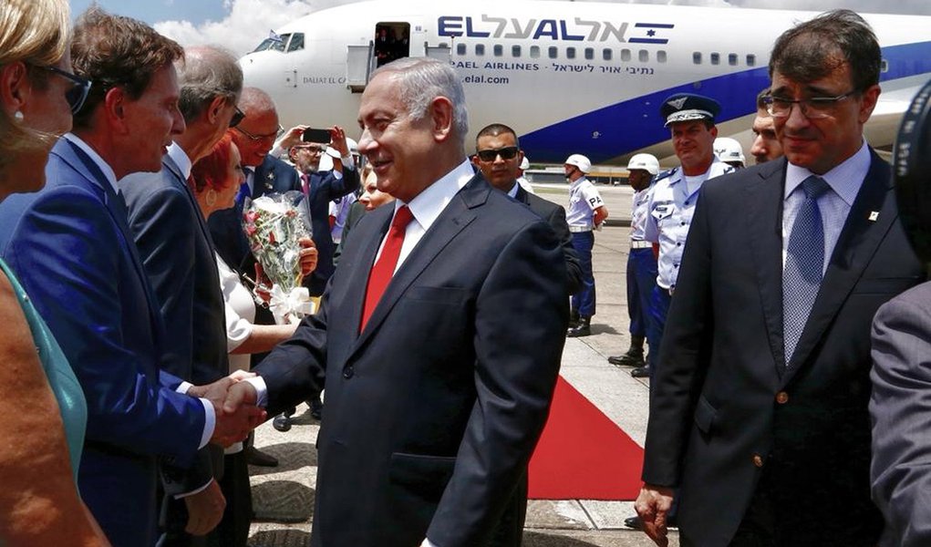 Alinhado com Bolsonaro, premier de Israel chega ao Brasil (Foto: Prefeitura do Rio de Janeiro) Alinhado com Bolsonaro, premier de Israel chega ao Brasil
