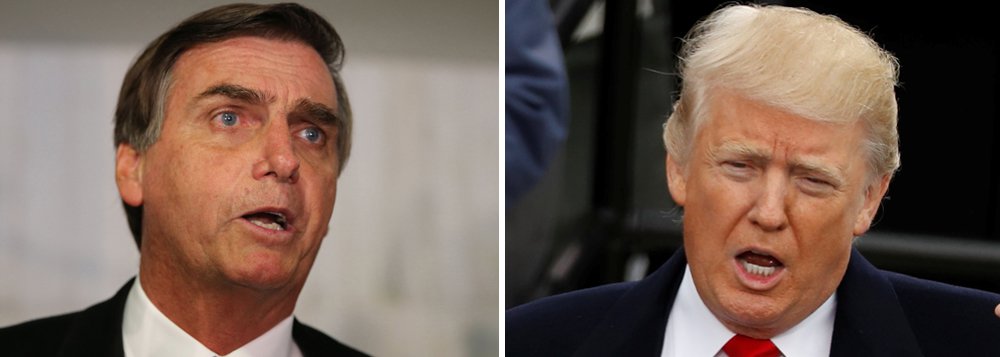 Bolsonaro bajula EUA, mas é visto como risco global por organizações de lá Bolsonaro bajula EUA, mas é visto como risco global por organizações de lá