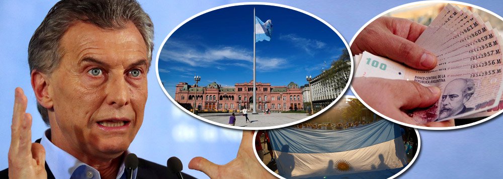 Argentina do neoliberal Macri cai em recessão; PIB desaba 3,5% Argentina do neoliberal Macri cai em recessão; PIB desaba 3,5%