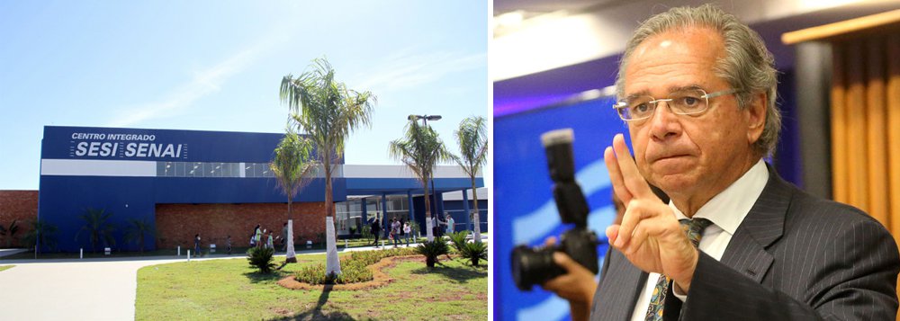Prometida por Guedes, 'facada' no Sistema S fecharia 300 escolas Prometida por Guedes, 'facada' no Sistema S fecharia 300 escolas