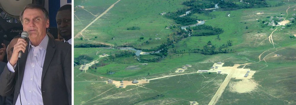 Para 91%, Bolsonaro defende grandes grupos ao falar em explorar reserva Para 91%, Bolsonaro defende grandes grupos ao falar em explorar reserva