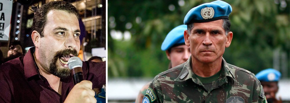 Boulos: general critica quem vê democracia em risco, mas defende AI-5 Boulos: general critica quem vê democracia em risco, mas defende AI-5