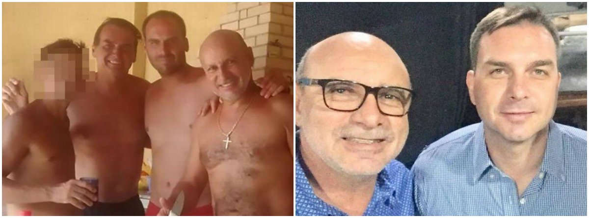 Filhos de Bolsonaro homenagearam ex-assessor por ‘brilhantismo’ Filhos de Bolsonaro homenagearam ex-assessor por ‘brilhantismo’