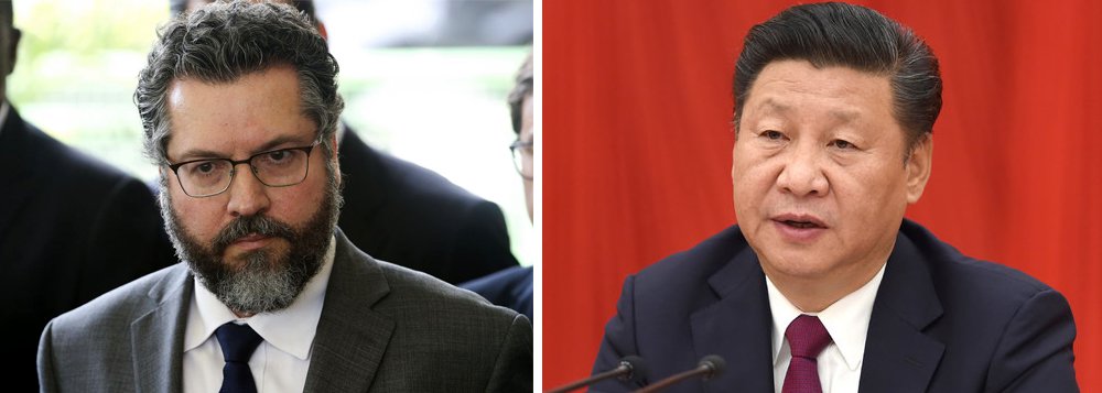Sondagem 247: para 92%, futuro chanceler erra ao atacar a China Sondagem 247: para 92%, futuro chanceler erra ao atacar a China