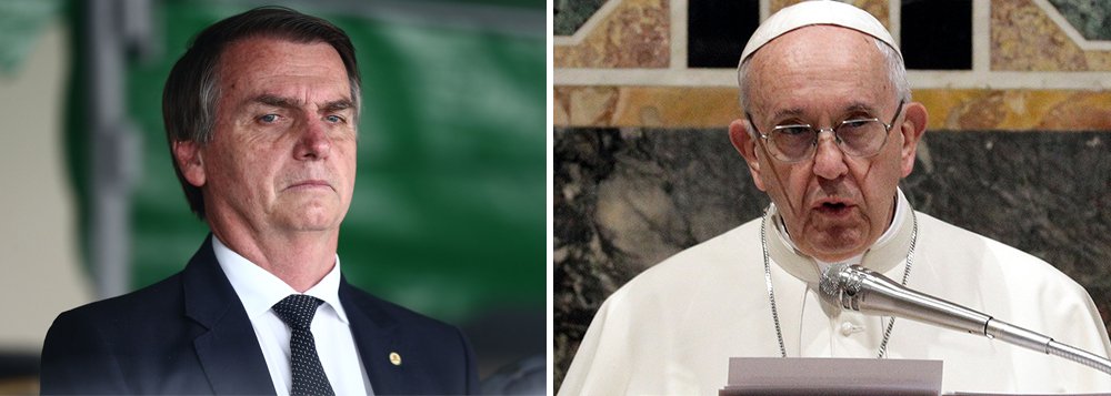 Papa defende pacto sobre migração que Bolsonaro decidiu abandonar Papa defende pacto sobre migração que Bolsonaro decidiu abandonar