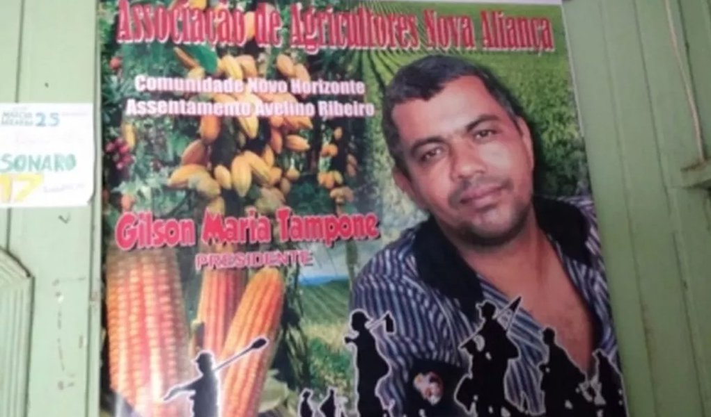 Líder de assentamentos é morto a tiros no Pará (Foto: Reprodução/Twitter ) Líder de assentamentos é morto a tiros no Pará