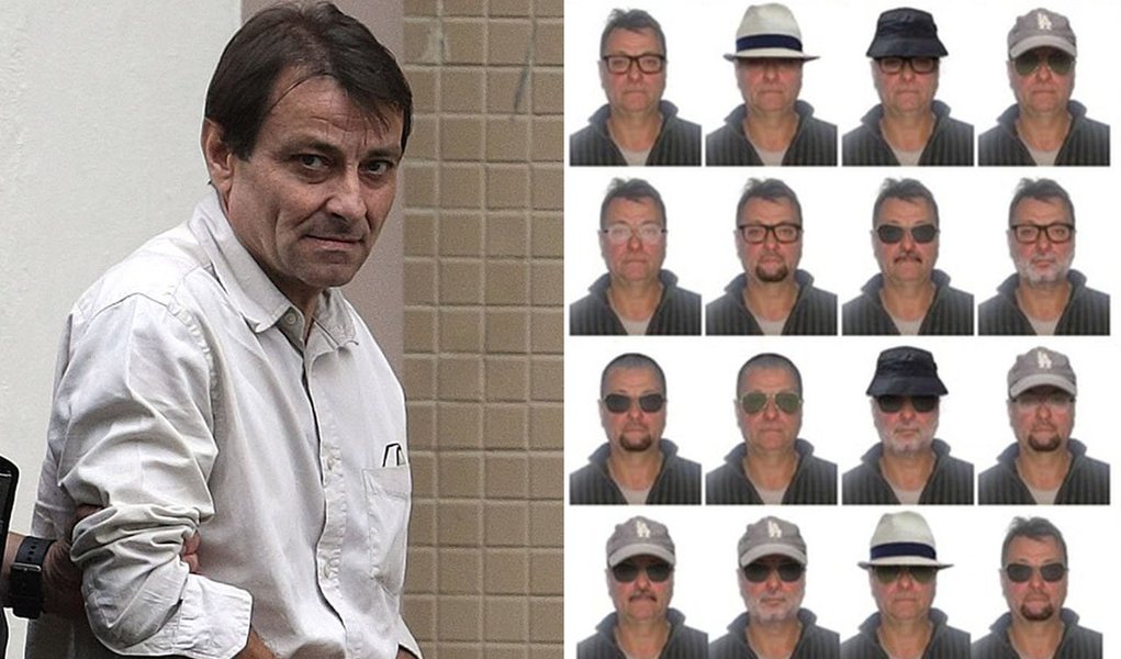 Polícia Federal divulga possíveis disfarces de Battisti Polícia Federal divulga possíveis disfarces de Battisti