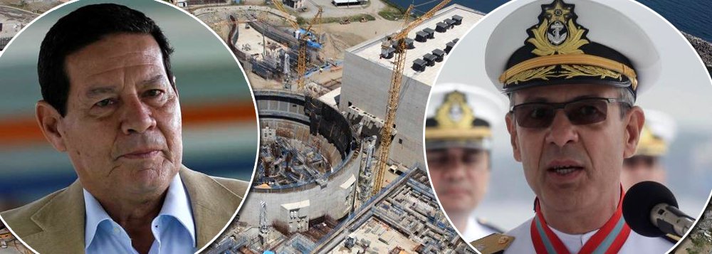 Mourão reitera: usina de Angra 3 será concluída Mourão reitera: usina de Angra 3 será concluída