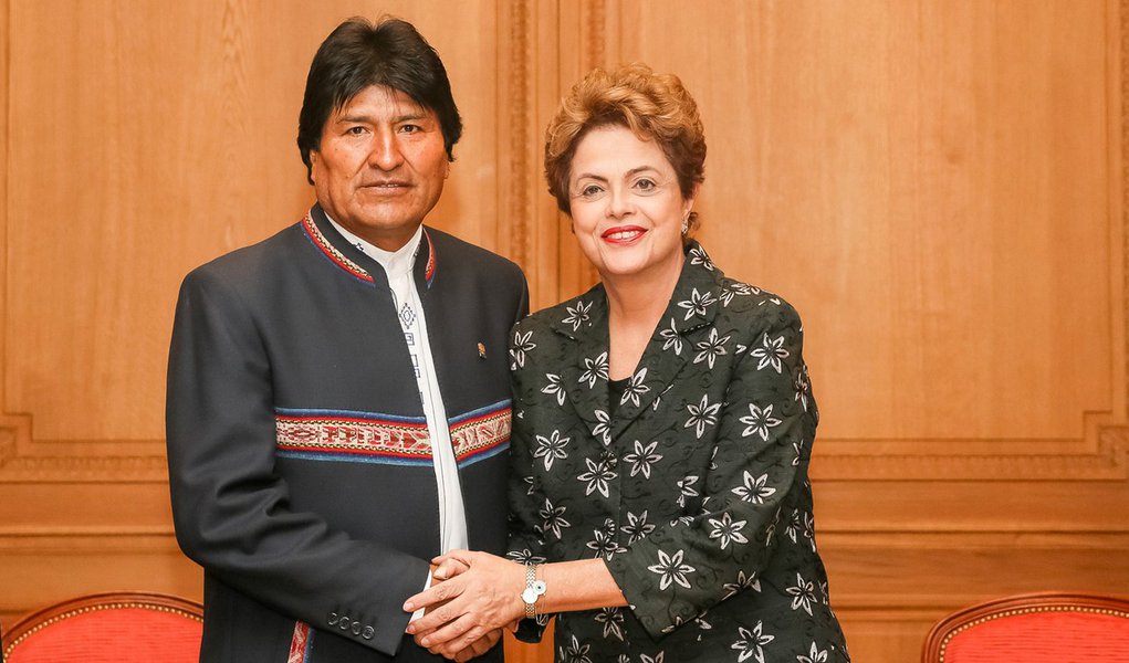Evo Morales destaca valor da luta social de Dilma Rousseff Evo Morales destaca valor da luta social de Dilma Rousseff
